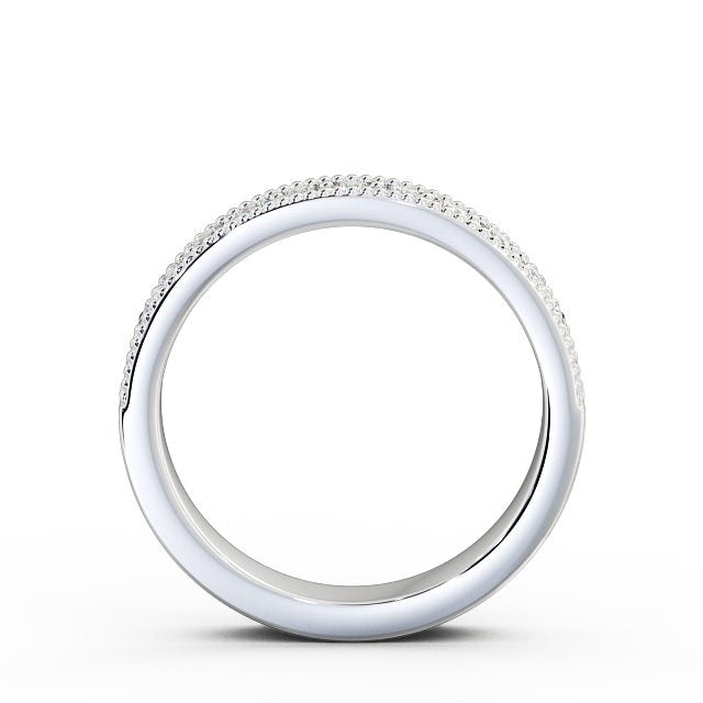 The Grace Band — Lab Diamond Vintage Milgrain Half Eternity Band