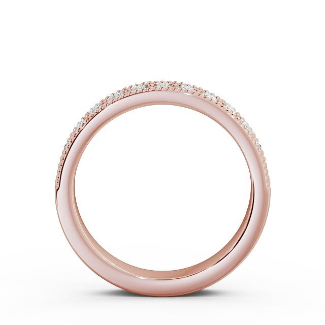 The Grace Band — Lab Diamond Vintage Milgrain Half Eternity Band