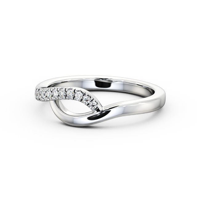The Isla Band — Lab Diamond Contemporary Half Eternity Band