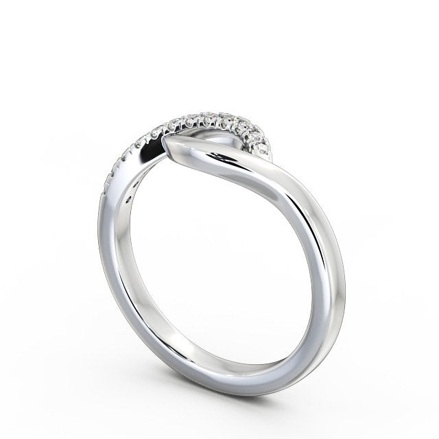 The Isla Band — Lab Diamond Contemporary Half Eternity Band