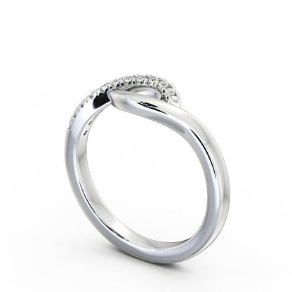 The Isla Band — Lab Diamond Contemporary Half Eternity Band