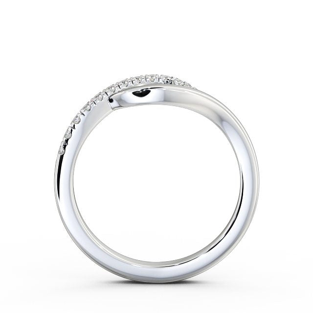 The Isla Band — Lab Diamond Contemporary Half Eternity Band