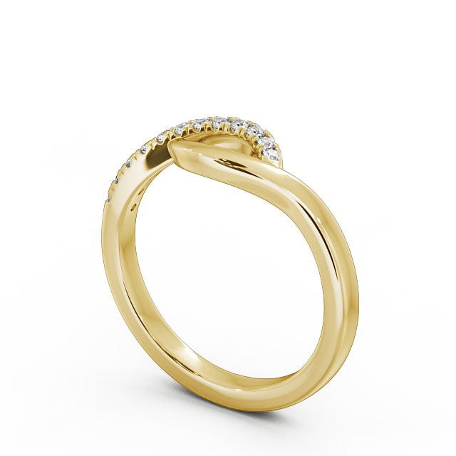 The Isla Band — Lab Diamond Contemporary Half Eternity Band