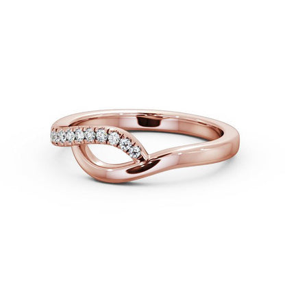 The Isla Band — Lab Diamond Contemporary Half Eternity Band