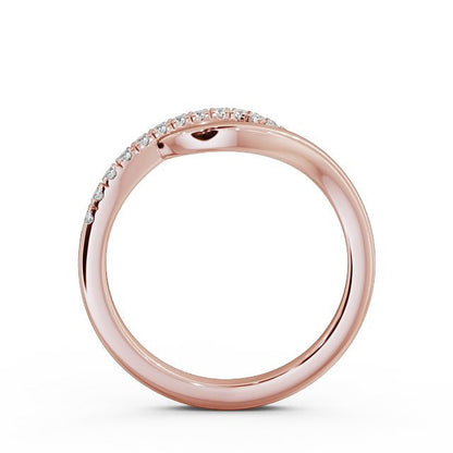 The Isla Band — Lab Diamond Contemporary Half Eternity Band