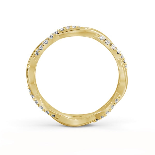 The Elise Band — Lab Diamond Twisted Eternity Band