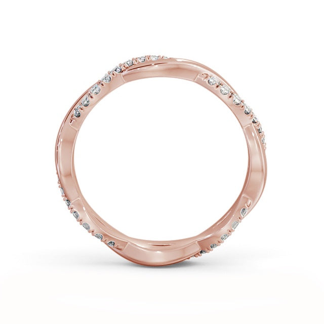 The Elise Band — Lab Diamond Twisted Eternity Band
